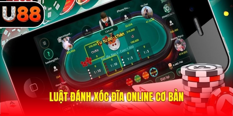 Luật đánh xóc đĩa online cơ bản